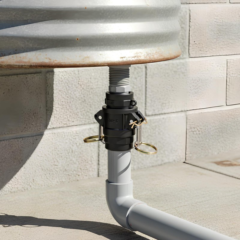 GASHER 1" Camlock Fittings Type A & D Polypropylene Cam