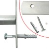 'vidaXL Adjustable Security Grille for Windows with 2 Crossbars -