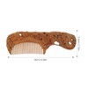 FOMIYES Hair Comb Double Sided Wide Tooth Comb Sandalwood Comb