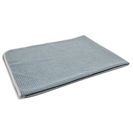 Big Thirsty Microfiber Waffle-Weave Car Drying Towel 25"x36" (Gray)