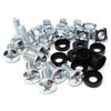 10pcs. M6 Rack Fixing Set, Captive Cage Nuts Bolts Screws