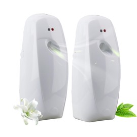 BINEDHEI Automatic Wall Mount/Free Standing Air Freshener Dispenser Auto Fragrance Dispenser Programmable Aerosol Spray Perfume Dispenser for Hotel, Bathroom, Office, Commercial Place (White)