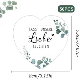 Luxoraiova Pack of 50 Sparkler Labels, Sparklers Wedding Tags Let Our Love Shine for Party Gifts, Wedding Decoration, Tears of Joy & Wish Cards [Without Sparklers]