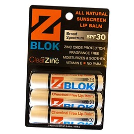 Z Blok Lip Balm & SPF 30 Sunscreen