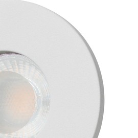 Qazqa - Modern Bathroom I Bathroom Outdoor Recessed Spot White IP54 - Shed I Outdoor Lighting - Aluminium Round - LED Suitable for GU10