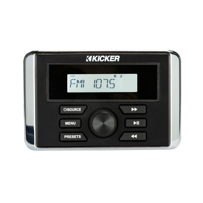 Kicker 46KMC3 Marine Gauge Media Receiver (Renewed)