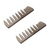 Baluue Barber Salon Home Professional Combs 2pcs Men's Hair Brush