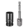 HARFINGTON Deep 6-Point Impact Socket 1/2" Drive 15mm Metric Socket