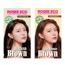 rosé Rose Eco Hair Color Cream N1 Black / 로제 에코 헤어 칼라 크림 N1 흑색