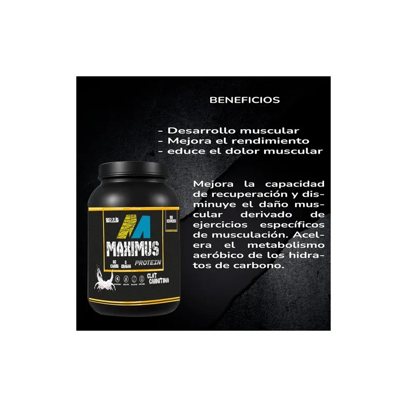 Maximus Protein Cla Carnitina 1kg 100 Servs Varios