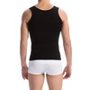 Farmacell 417 (Black, S) Men's Tummy Control Body Shaping Vest