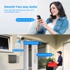 Hiseeu [5MP+2-Way Audio] Outdoor Security Camera Waterproof Home Security CCTV