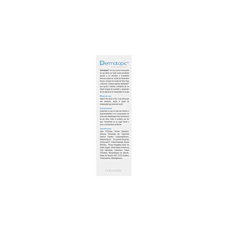 Dermatopic Crema Humectante Facial y Corporal 250 g