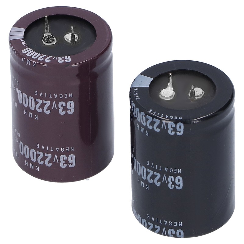 Electrolytic Capacitor 22000μF Aluminum Energy Storage Components 105℃ 35x50mm 63V