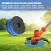 Line String Trimmer Replacement Spools, 1.65mm 12.2m Spool lines Compatible