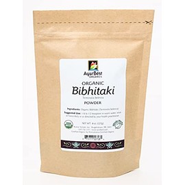 AyurBest Organics Bibhitaki, Terminalia bellirica - Spices & Herbs, Organic, Kosher (8 oz)