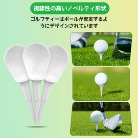 CUTICATE Golf Novelty Anti Slice Chair Tees Golf Accessories About 10 Pieces