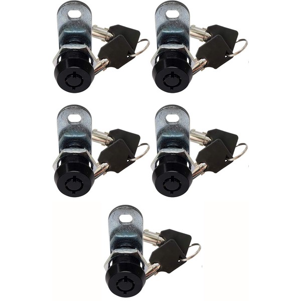 Admiral Locks 5/8” 180 Degree Tubular Cam Lock, Keyed Alike