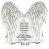 Dicksons Angel's Wings Bereavement White 7.5 x 7.5 Resin Outdoor