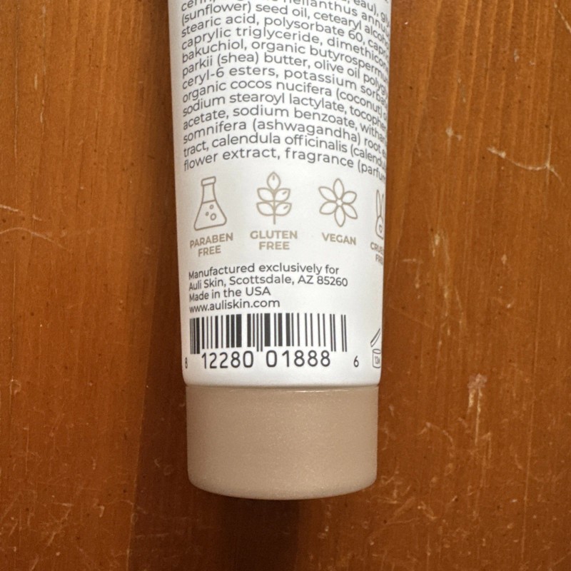 Auli Bakuchiol Anti-Aging Body Cream-4 fl oz. Vanilla Suede Limited