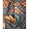 KUNYUAN Knife Set, 15 Pcs Kitchen Knife Set with Block