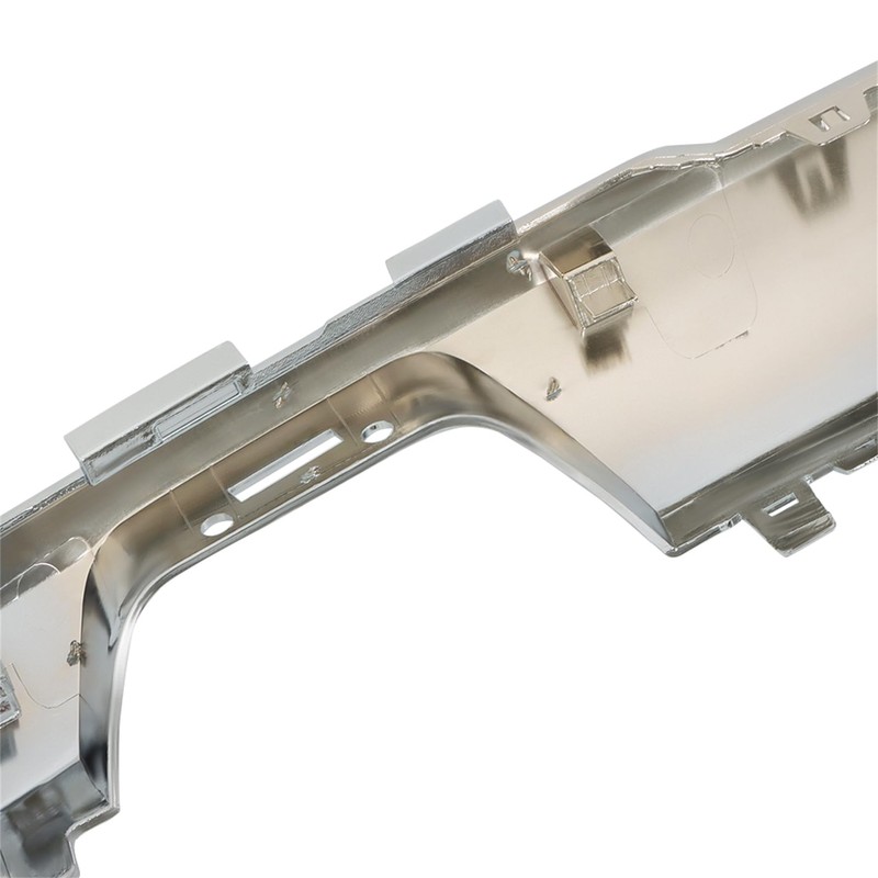 munirater Front Bumper Skid Plate Lower Valance Molding Trim Chrome