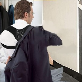 BOOC Posture Corrector For Men And Women - Adjustable Upper Back Brace For Clavicle To Support Neck, Back and Shoulder (Small)