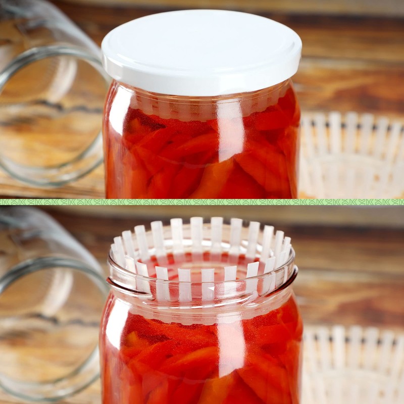 KADAX Fermentation Weight for Preserving Jars, Plastic Fermentation Lid, Food