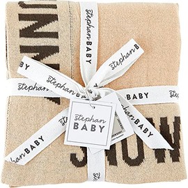 Stephan Baby Newborn Hats & Blankets - Winter Wonderland Collection, 30 x 30-Inch, Cozy Cotton Baby Blanket - Snow Bunny