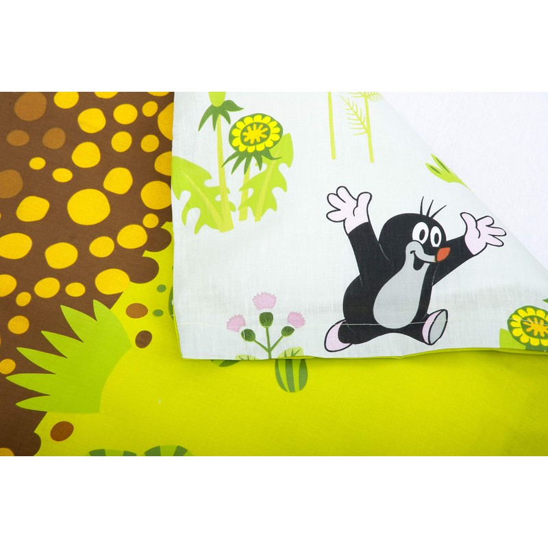 Herding DER KLEINE MAULWURF Bettwäsche-Set, Wendemotiv, Bettbezug 135 x 200