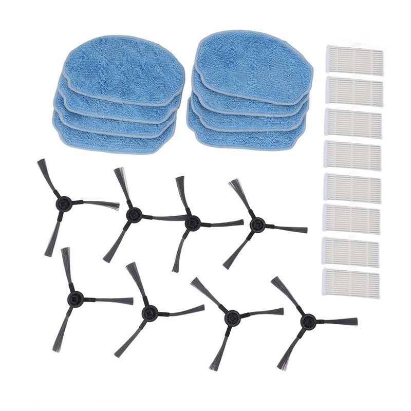 Robotic Vacuum Cleaner Accessories Kit Mop Cloth Side Brush Filter
