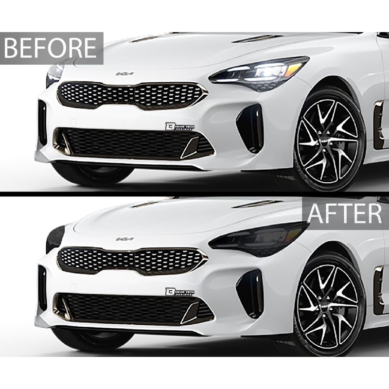 Bogar Tech Designs Precut for Kia Stinger 2018-2024 Full Headlight