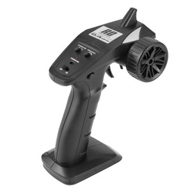 HAIBOXING - 2.4 GHz RC Remote Control Radio Transmitter for 1/16 16889, Receiver Radio System with Receiver for RC Racing Car 12670-2.4G