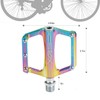 KRSEC Mountain Bike Pedals MTB Pedals Bicycle Flat Pedals Aluminum