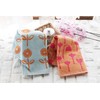 Kosugizen Nordic Flower Mini Bath Towel, Set of 2 Patterns,