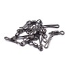 100Pcs Fishing Rolling Swivels Hanging Snaps Size 2#~10# Fishing Swivels