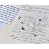 ONLYKXY 4 Pack Transparent Sticky Notes 7.6x7.6CM Self-Stick Book Tabs
