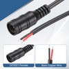 MECCANIXITY 15pcs DC Power Pigtails Cable, 5.5 x 2.1mm Female