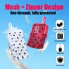 2-Pack Case Compatible with Touchland Hand Sanitizer Spray, Mesh Zipper