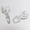 Refila 100 PCS Ceiling Track Roller，Plastic Curtain Track Carrier Slide