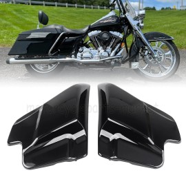 Unbranded Motor Gloss Black Fairing Panel Side Covers For Harley Road King FLHR 1997-2007