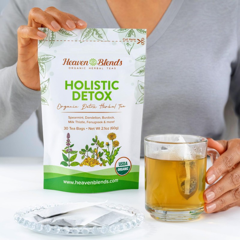Heaven Blends Organic Holistic Detox Tea – holistic cleanse blend