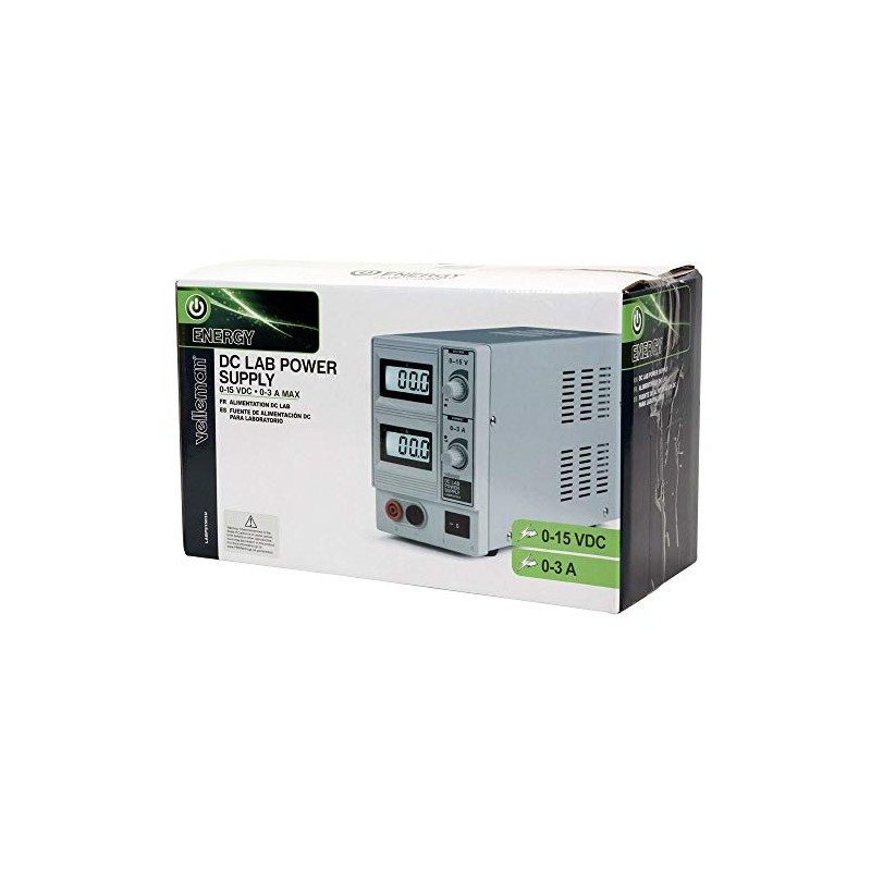 Velleman LABPS1503U - DC Lab Power Supply 0-15 VDC /