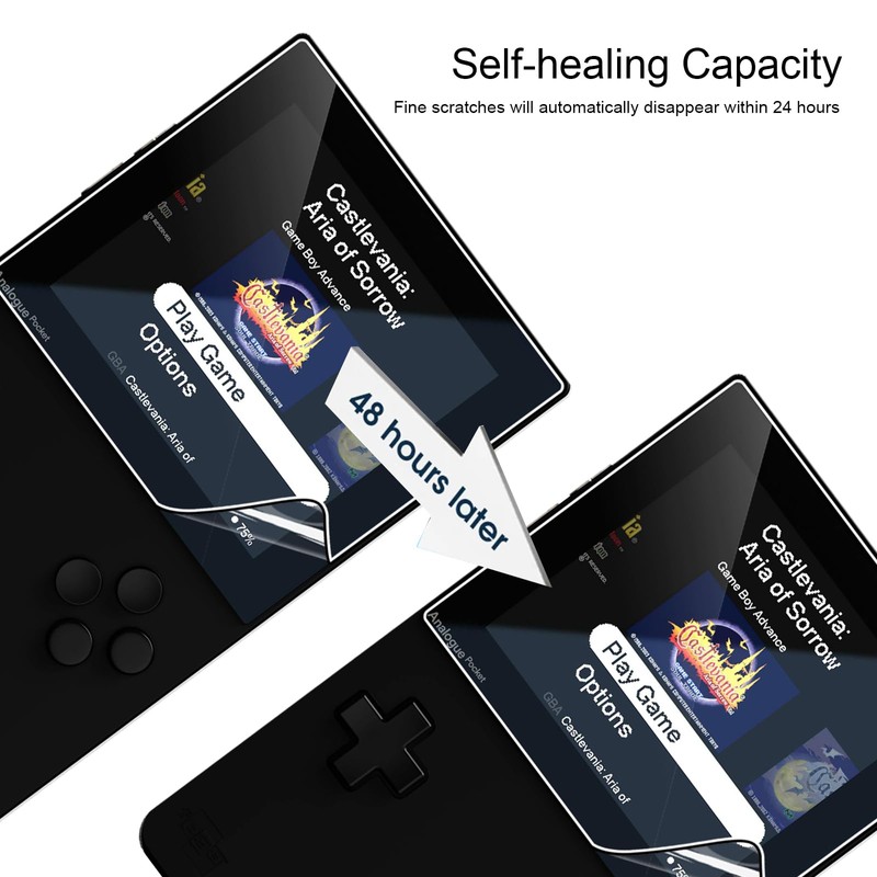 GEJEFA Screen Protector for Analogue Pocket, 2 Pack Premium Flexible