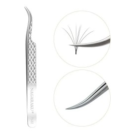 Pinzas Extensiones De Pestañas Nagaraku Ti-02 Mega Volumen