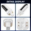 Qualirey 6 Pack 41050 7W Replacement Bulb, Upgraded 2 Color