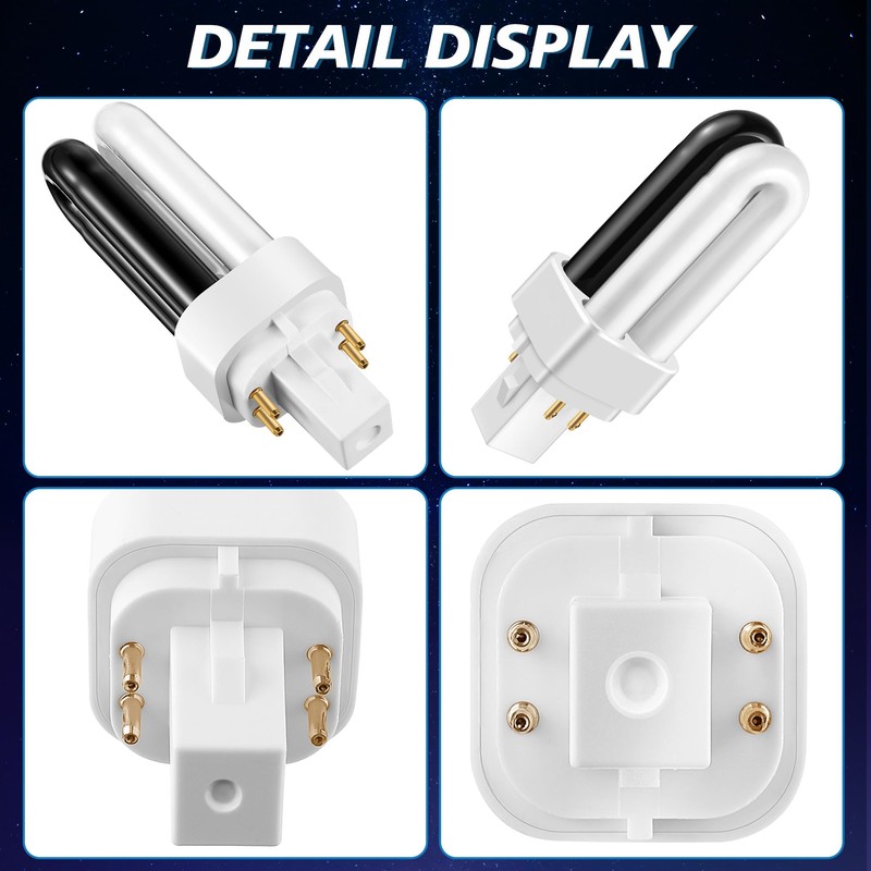 Qualirey 6 Pack 41050 7W Replacement Bulb, Upgraded 2 Color
