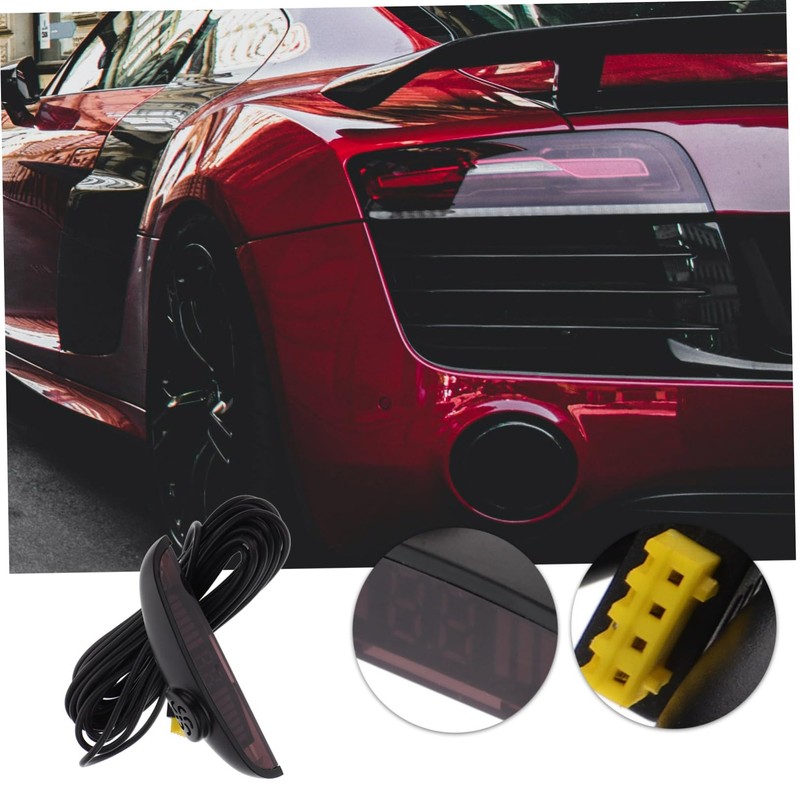 Alipis 1 Set Car Parking Sensor System with Automotive Vehicle