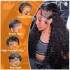 13x6 HD Transparent Lace Deep Wave Frontal Wig 40 Inch