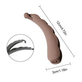 JRYXDS Pack of 6 Banana Hair Clips Vintage French Banana Hair Comb for Long Curly or Straight Hair (6 Colours)